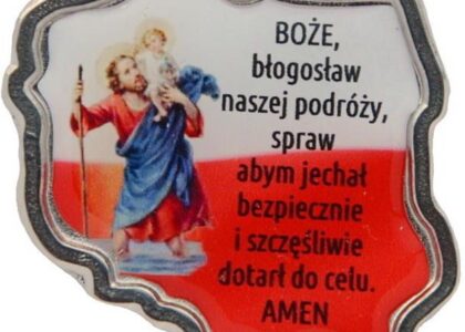 Modlitwa Kierowcy Polska metal kolor