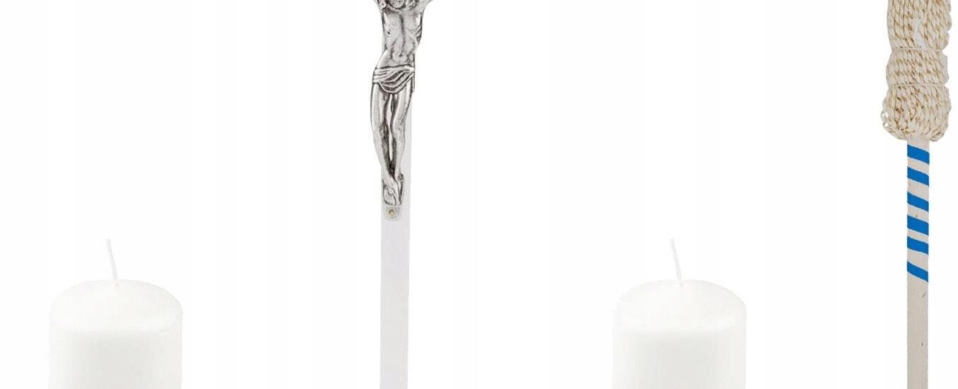 Moreli Komplet Kolędowy 30CM Stal Nierdzewna kropidło