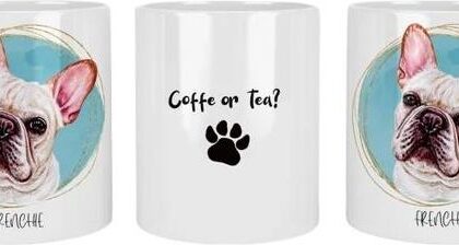 Mrapol Ceramiczny Kubek 300ml Psia Miłość Buldog Francuski