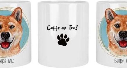 Mrapol Ceramiczny Kubek 300ml Psia Miłość Shiba Inu