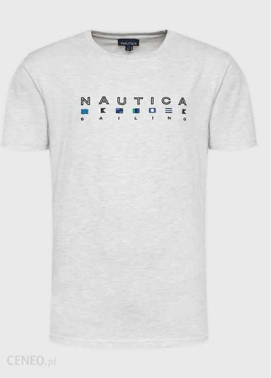 Nautica T-Shirt Noah N1G00403 Szary Regular Fit