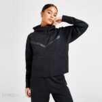 NIKE BLUZA ROZPINANA Z KAPTUREM W TCH FLC WR ESS CZARNY CW4298-010