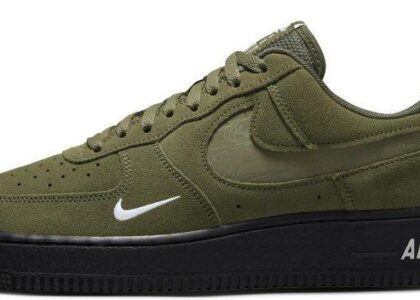 Nike Buty męskie Nike Air Force 1 '07 LV8 - Brązowy