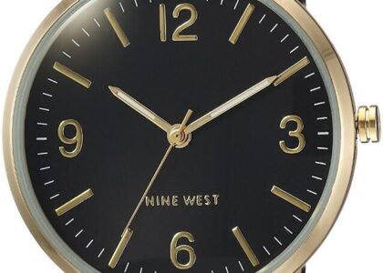 Nine West Goldtone Nw2114Bkbk
