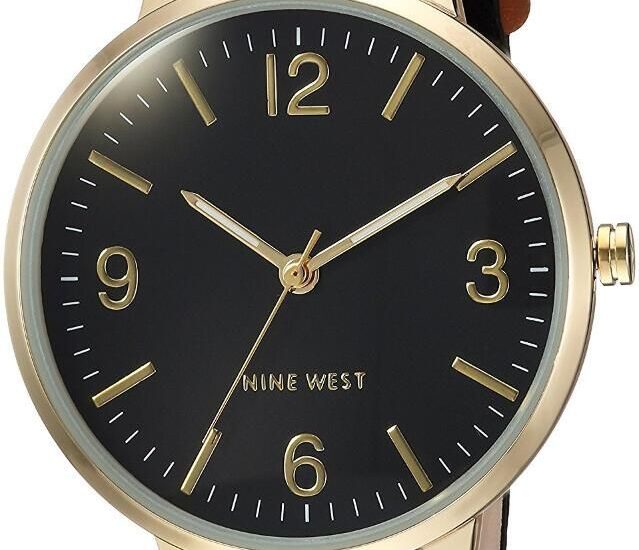 Nine West Goldtone Nw2114Bkbk