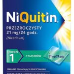 NiQuitin 21mg/24h 7 plastrów przeźroczystych