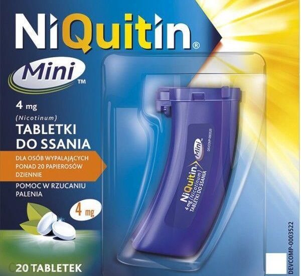NiQuitin Mini 4mg 20 tabletek do ssania