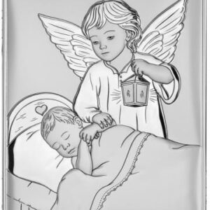 Obrazek srebrny Aniołek Twój Anioł Stróż DS33
