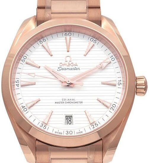 Omega Seamaster Aqua Terra 150M Co-Axial Master Chronometer 41 mm Automatic Silver Dial Gold 22050412102001