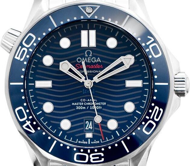 Omega Seamaster Diver 300 M Co-Axial Master Chronometer 42 mm Automatic Blue Dial Steel 21030422003001