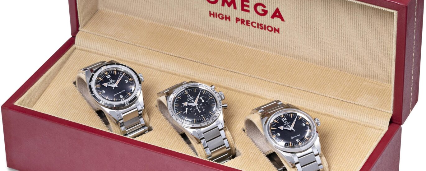 Omega Seamaster Specialities The 1957 Trilogy Set Limited Edition 557 Automatic Black Dial Steel 23410392001002