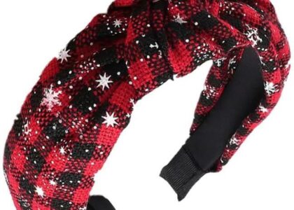 Opaska Turban Z Materiału Gruba 6