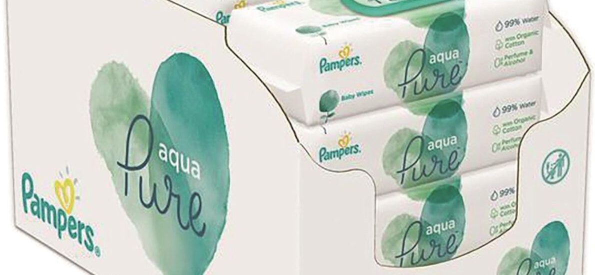 Pampers Aqua Pure Chusteczki nawilżane 9x48szt.