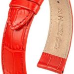 Pasek do zegarków Hirsch Louisianalook 16 mm M Czerwony 03427120-1-16