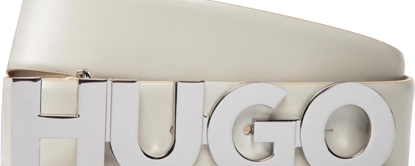 Pasek Męski HUGO - Zula Belt 3.5cm C-Zl 50482438 Open White 110