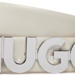 Pasek Męski HUGO - Zula Belt 3.5cm C-Zl 50482438 Open White 110