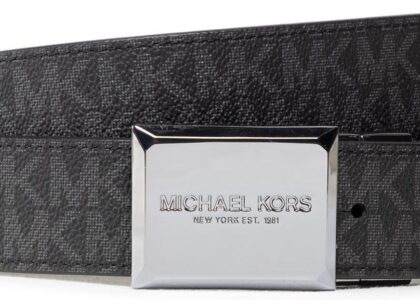 Pasek Męski MICHAEL MICHAEL KORS - Belt 39U2MBLY9U Blk/Brn