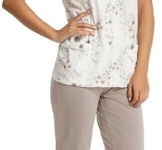 Piżama damska bawełniana rozpinana Luna 607 kr/r M-2XL
