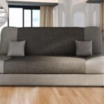 Platan Sofa Wersalka Kanapa Jaś Szara Rozkładana Sprężyny 12482437