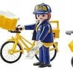 Playmobil 9806 Listonoszka Z Rowerem