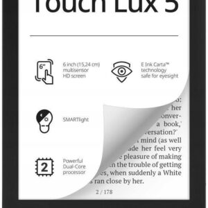 PocketBook Touch Lux 5 Czarny (PB628-P-WW)