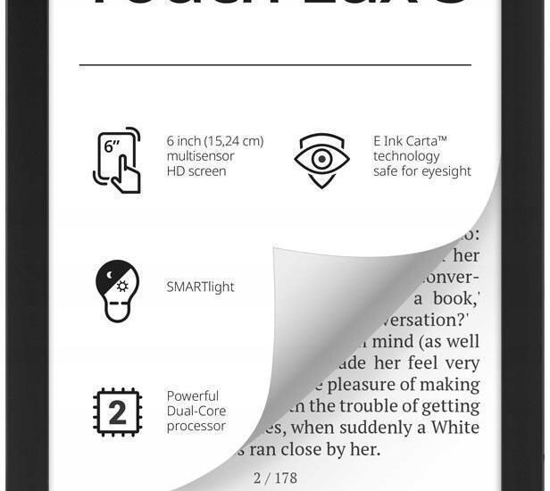 PocketBook Touch Lux 5 Czarny (PB628-P-WW)