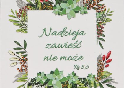 Podkładka Korkowa Nadzieja zawieść nie może