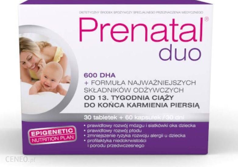 Prenatal DUO Classic 30 tabletek + DHA 60 tabletek