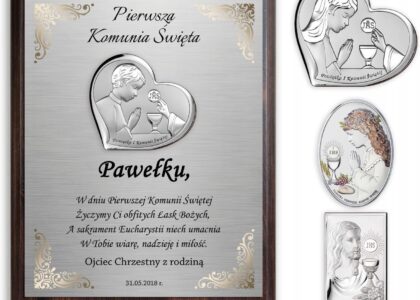 Prezent Pierwsza Komunia Obrazek Komunię Pamiątka