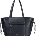 Puccini Torebka Damska Duża Shopper Fashion Collection Czarna