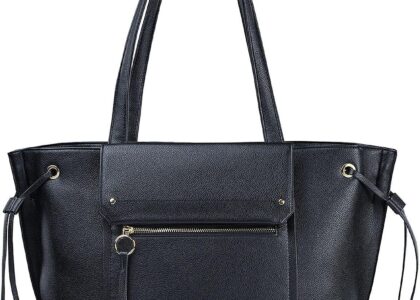 Puccini Torebka Damska Duża Shopper Fashion Collection Czarna
