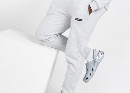 PUMA SPODNIE $CORE PT LGH SZARY 58676704