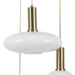RABALUX - LAMPA WISZĄCA SINOPIA 5225 3XE27 - ZŁOTY - 5225 5225