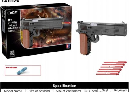 Ramiz Klocki Techniczne Cada 332El Pistolet M191 Strzela