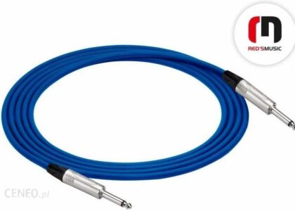 Red's Music GCN1105 Blue kabel instrumentalny jack-jack 0