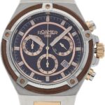 Roamer Tempomaster Chrono 221837 49 65 20 Silver/Rose Gold
