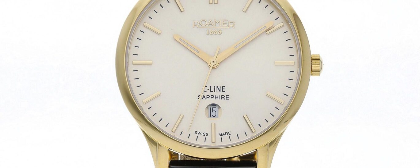 Roamer Zegarek - C-Line 658833 48 35 61 Black/Gold