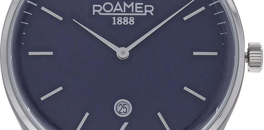 Roamer Zegarek - Elements Gents 650810 41 45 05 Navy/Silver