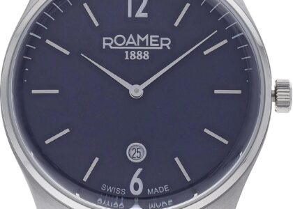 Roamer Zegarek - Elements Gents 650810 41 45 05 Navy/Silver