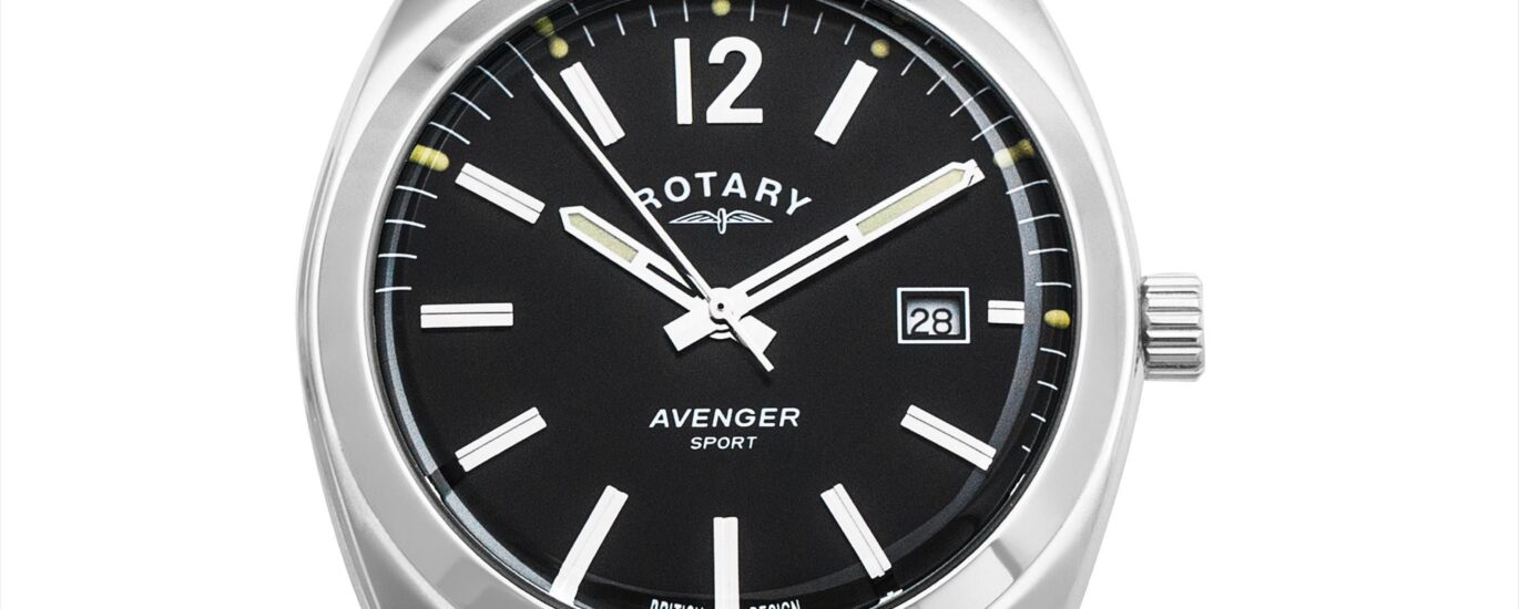 Rotary Quartz Black Dial Stainless Steel GB05480/65