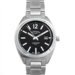 Rotary Quartz Black Dial Stainless Steel GB05480/65