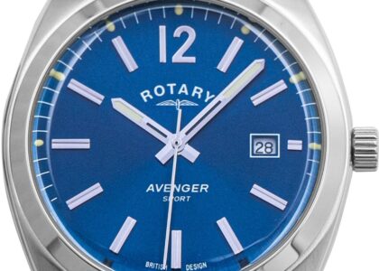 Rotary Quartz Blue Dial Stainless Steel GB05480/05