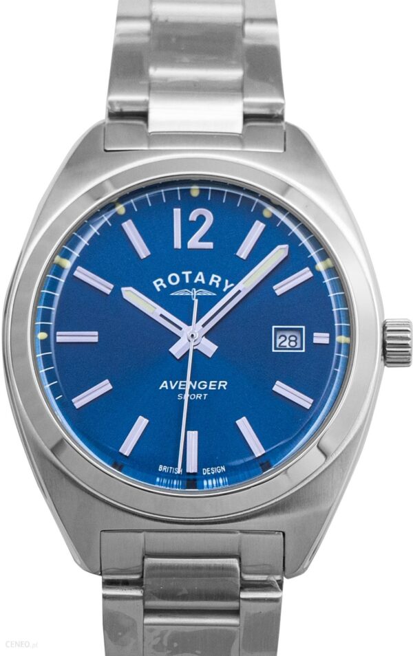 Rotary Quartz Blue Dial Stainless Steel GB05480/05