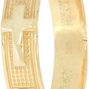 Różaniec złoty obrączka na palec złoto pr. 585 ZRP04