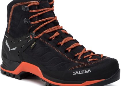 Salewa Ms Mtn Trainer Mid Gtx Gore Tex 63458 0985 Asphalt Fluo Orange