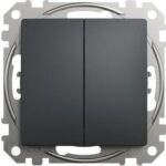 Schneider Electric Przycisk 2 Podwójny Czarny Antracyt SDD114118SCH