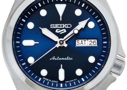 Seiko 5 Sports Automatic Blue Dial Stainless Steel SBSA043