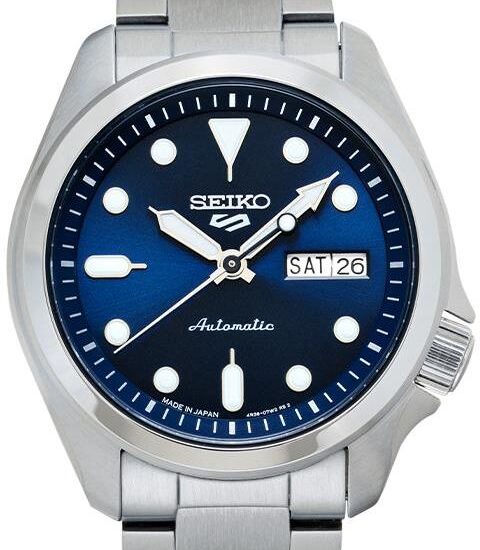 Seiko 5 Sports Automatic Blue Dial Stainless Steel SBSA043