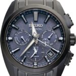 Seiko Astron Quartz Black Dial Titanium SBXC069