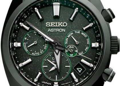 Seiko Astron SOLAR Green Dial Stainless Steel SSH079J1